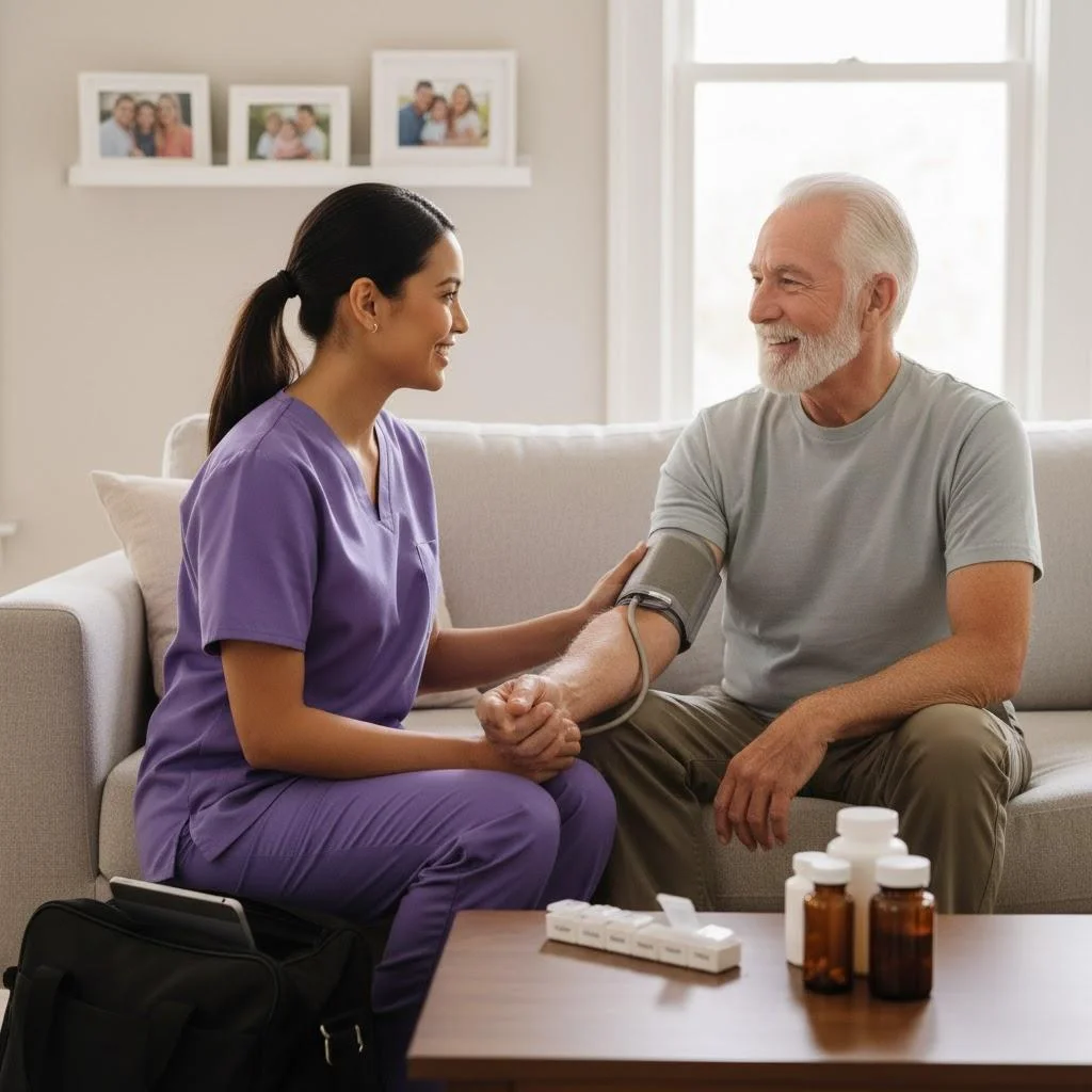 Home Health Nurse Visit in Westwood