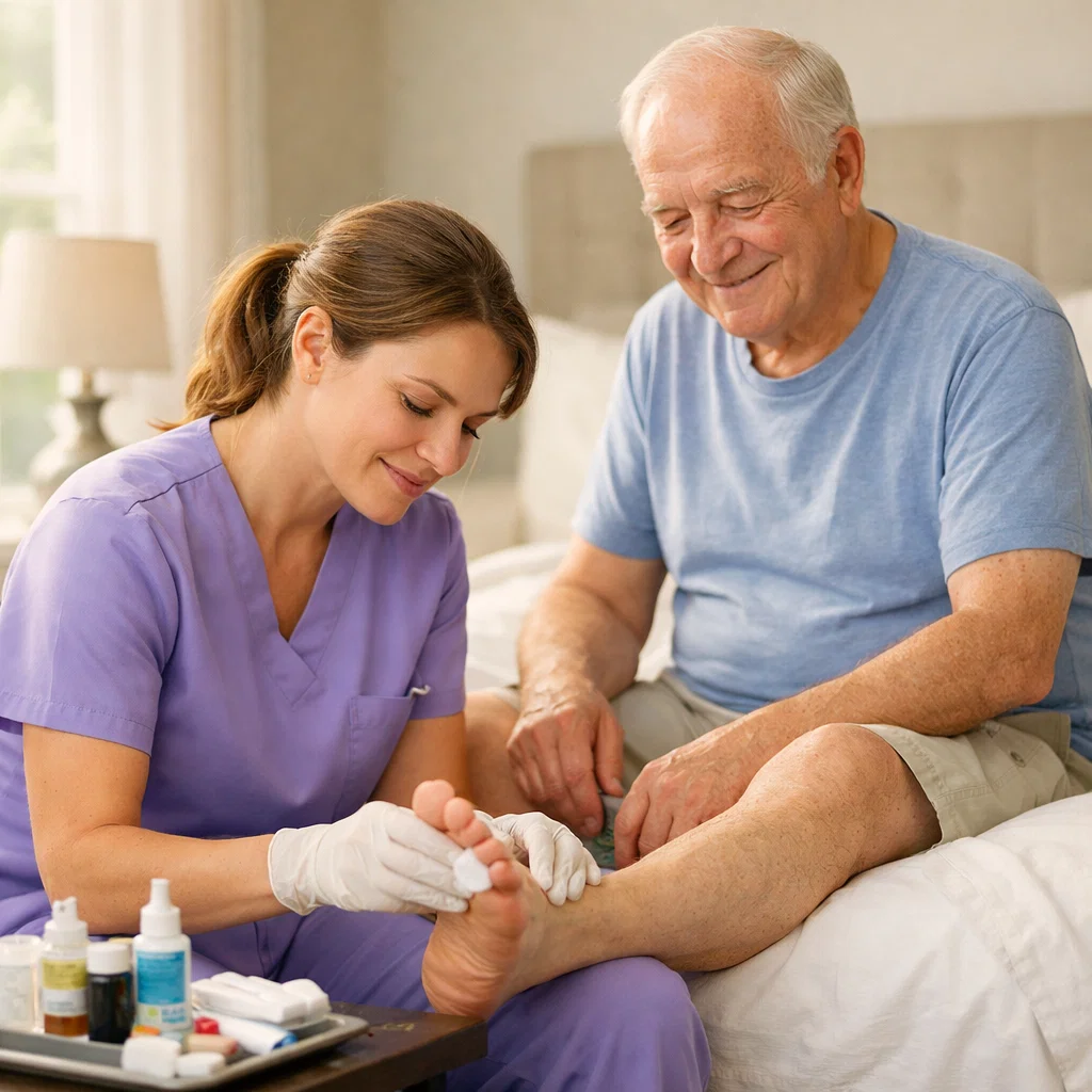 Diabetic Foot Ulcer Care at Home in Santa Clarita